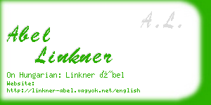 abel linkner business card